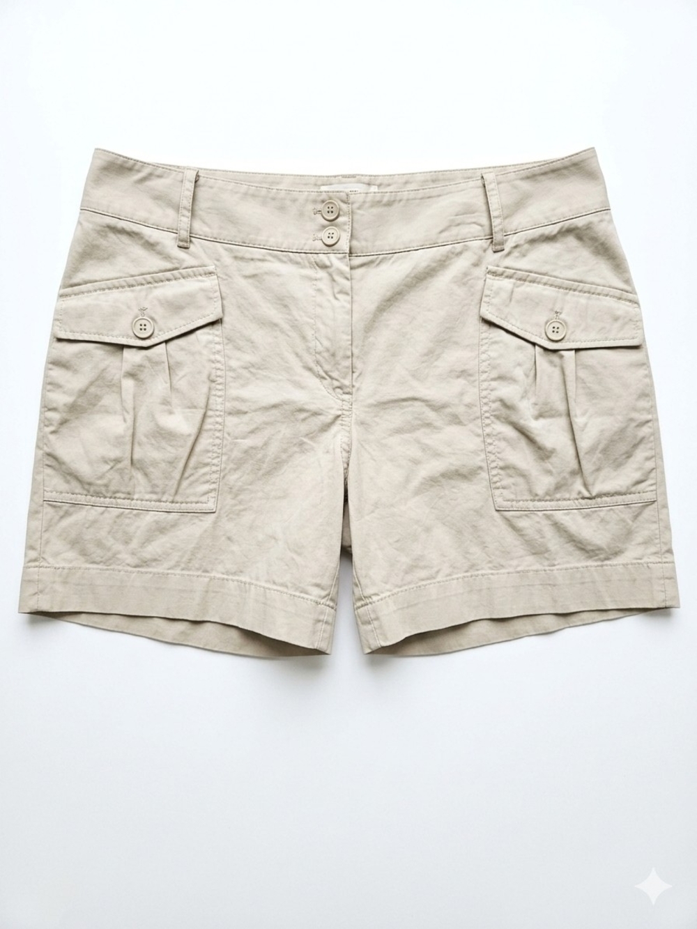 Talbots Beige Cargo Pocket Shorts